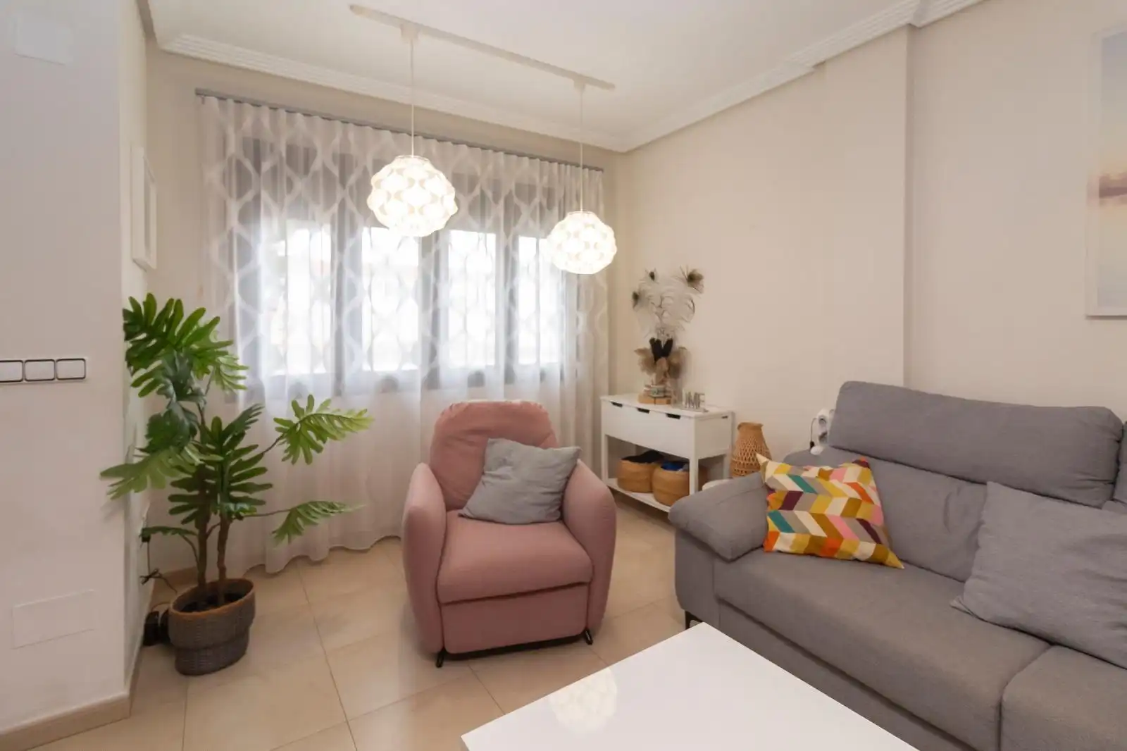 Sala de estar de Casa adosada en venta en San Javier con Aire acondicionado, Jardín privado y Terraza
