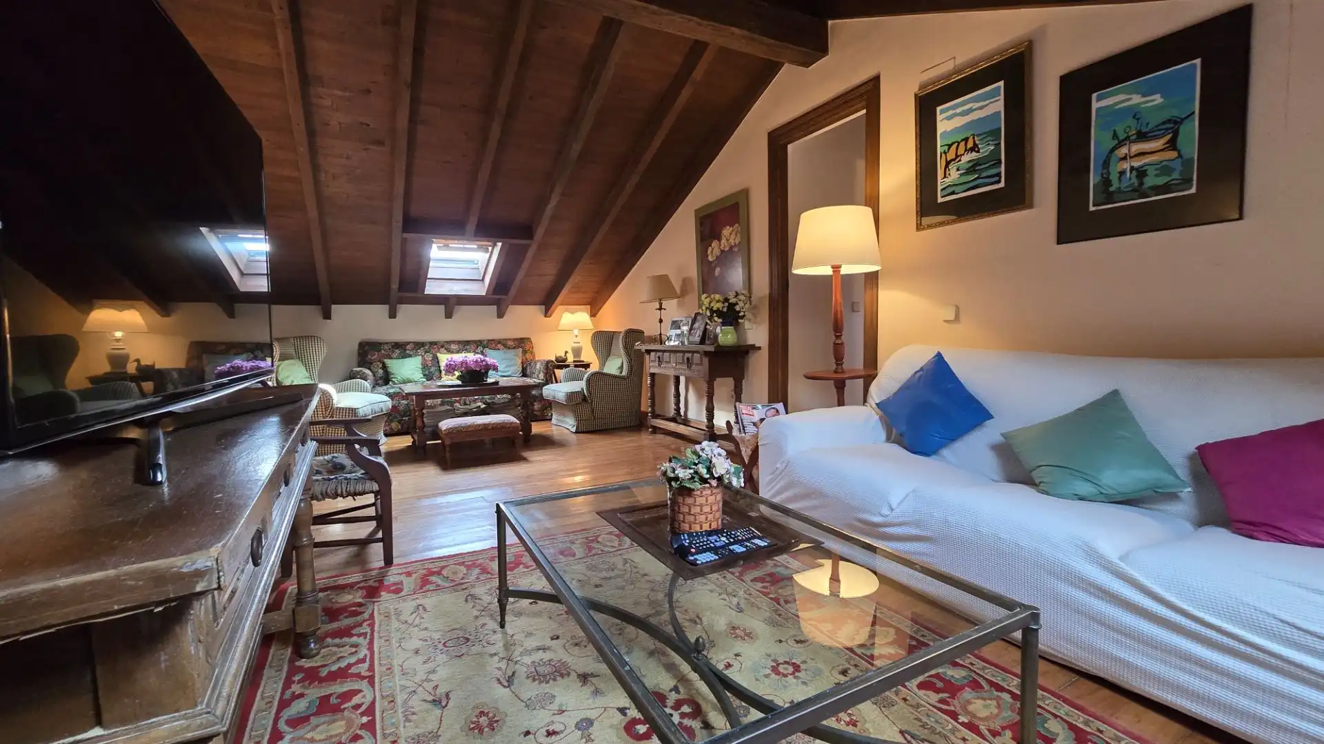 Living room of Houses for sale in Llanes  with Heating, Private garden and Terrace