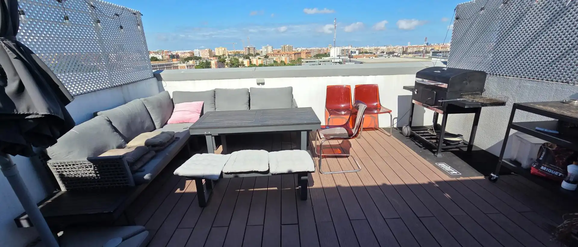 Terrasse von Maisonette zum Verkauf in Xirivella mit Klimaanlage, Heizung und Privatgarten
