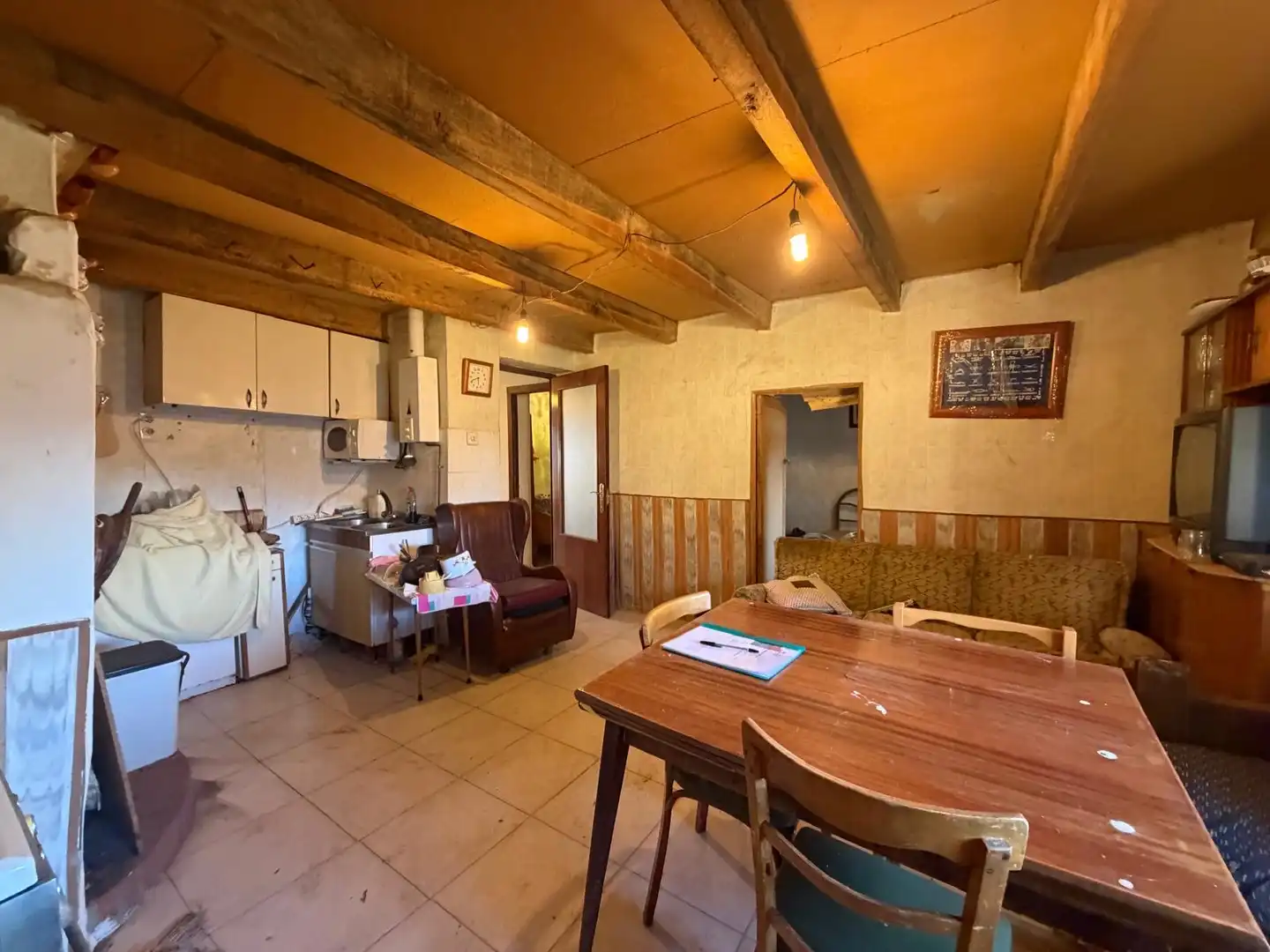 Cocina de Finca rústica en venta en Santovenia con Jardín privado y Amueblado