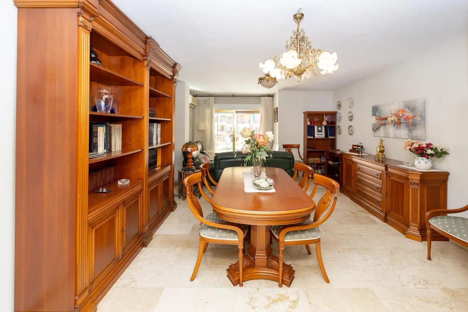Dining room of Flat for sale in Granada  with Air Conditioner, Terrace and Storage room