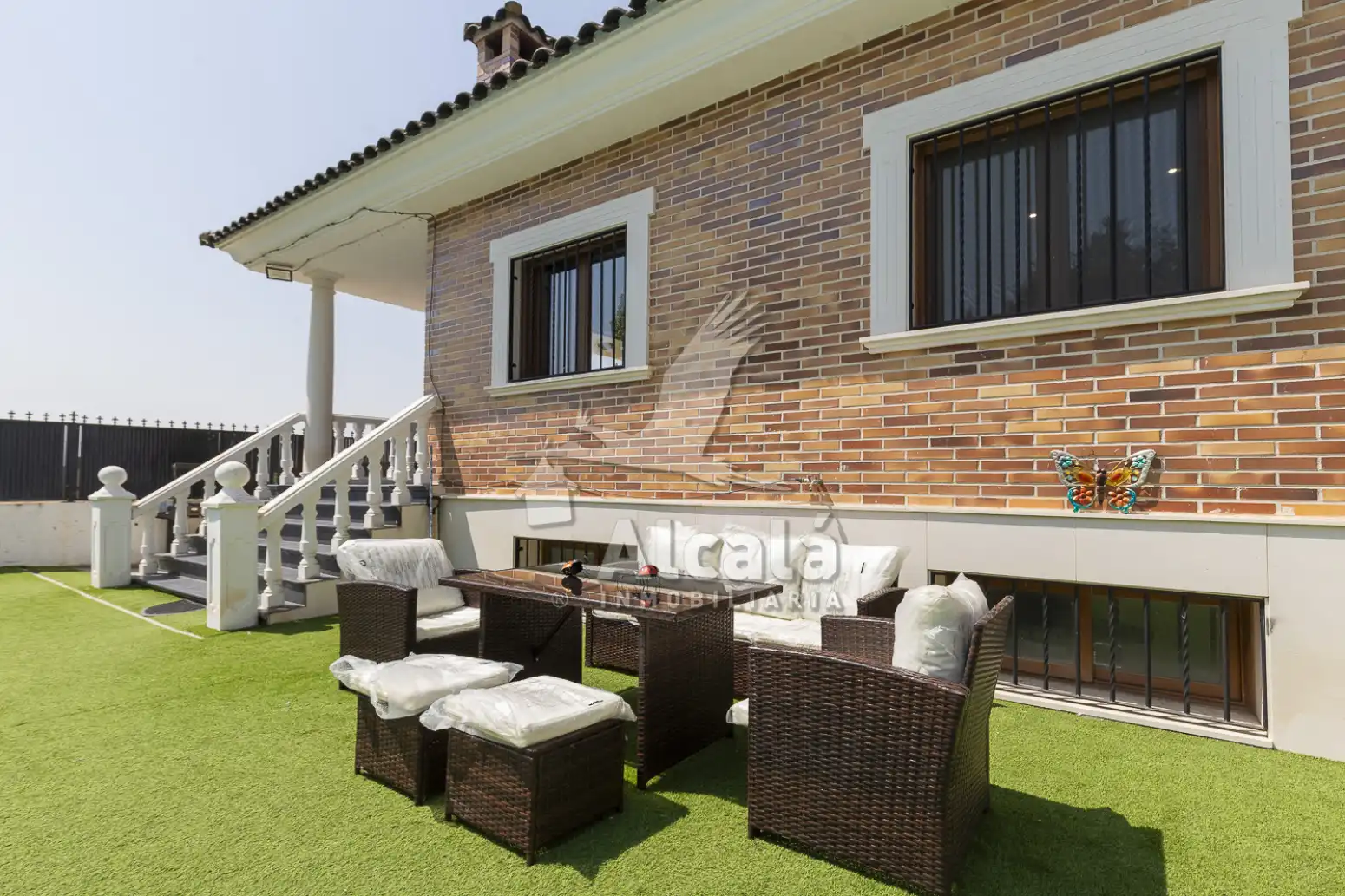 Terrassa de Casa o xalet en venda en Santa Olalla amb Aire condicionat, Calefacció i Piscina