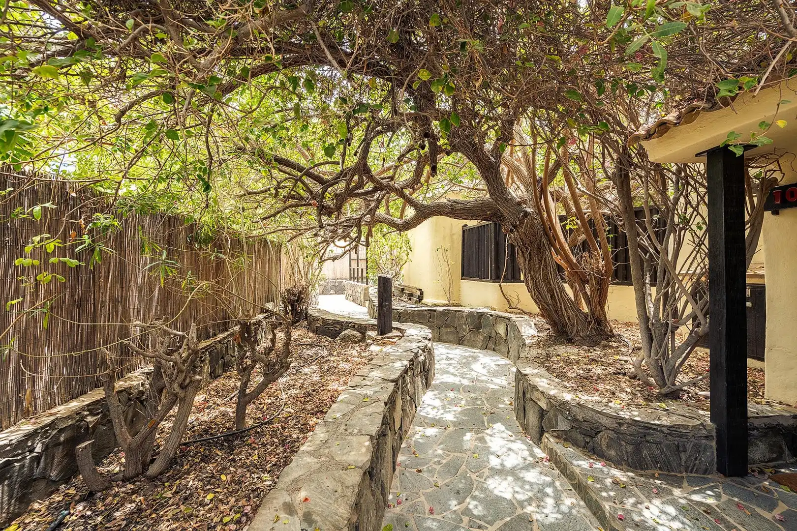 Vista exterior de Casa o chalet en venta en San Bartolomé de Tirajana con Jardín privado, Terraza y Piscina comunitaria