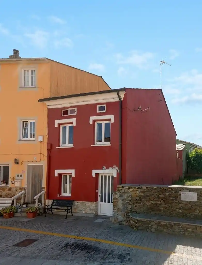 Exterior view of Houses for sale in Ribadeo  with Private garden