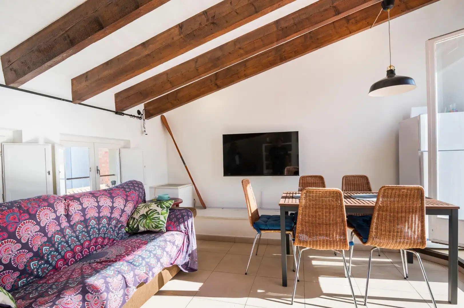 Sala d'estar de Estudi en venda en Sitges amb Aire condicionat, Calefacció i Terrassa