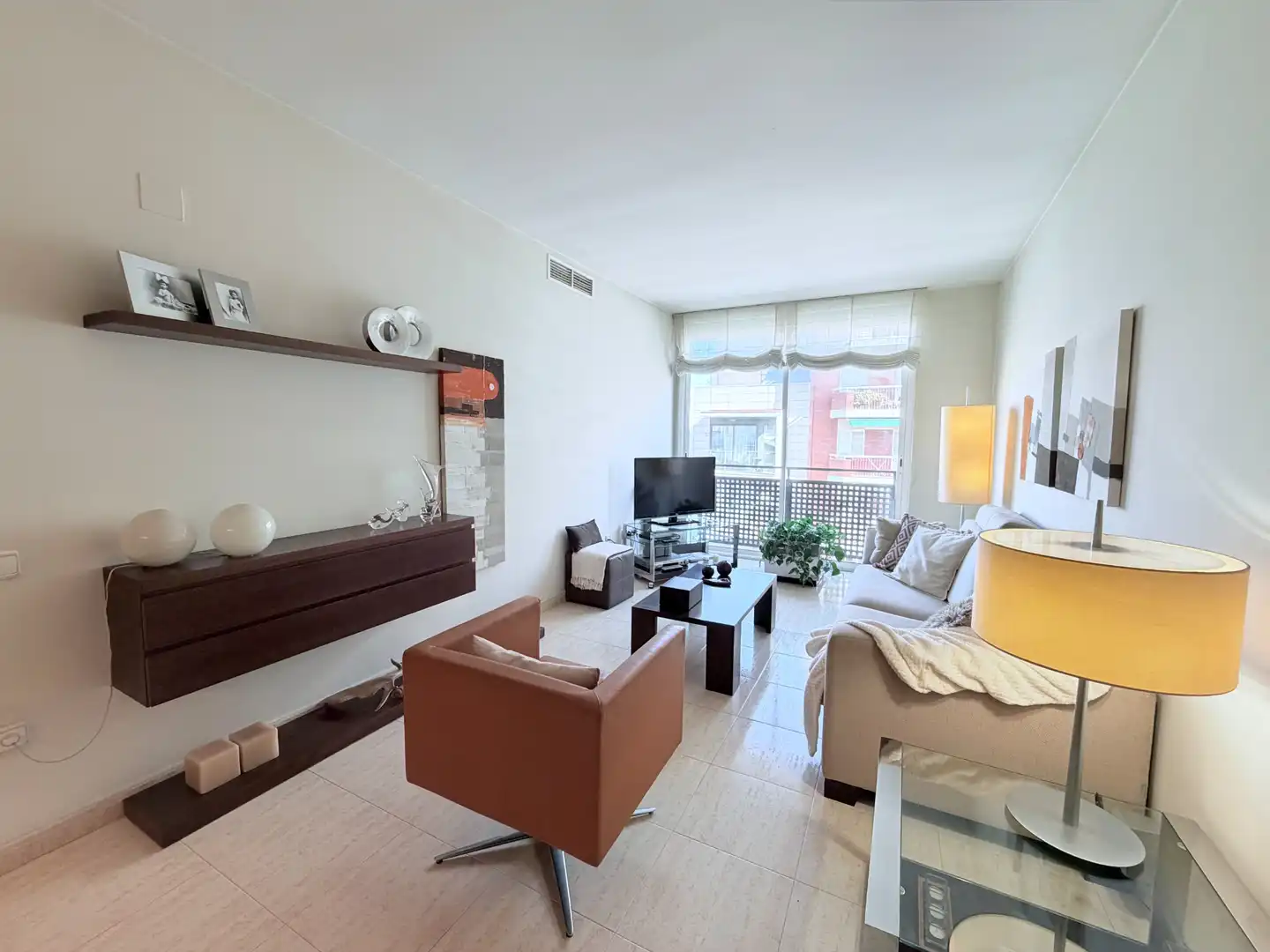 Sala de estar de Ático en venta en Barcelona con Aire acondicionado, Calefacción y Parquet