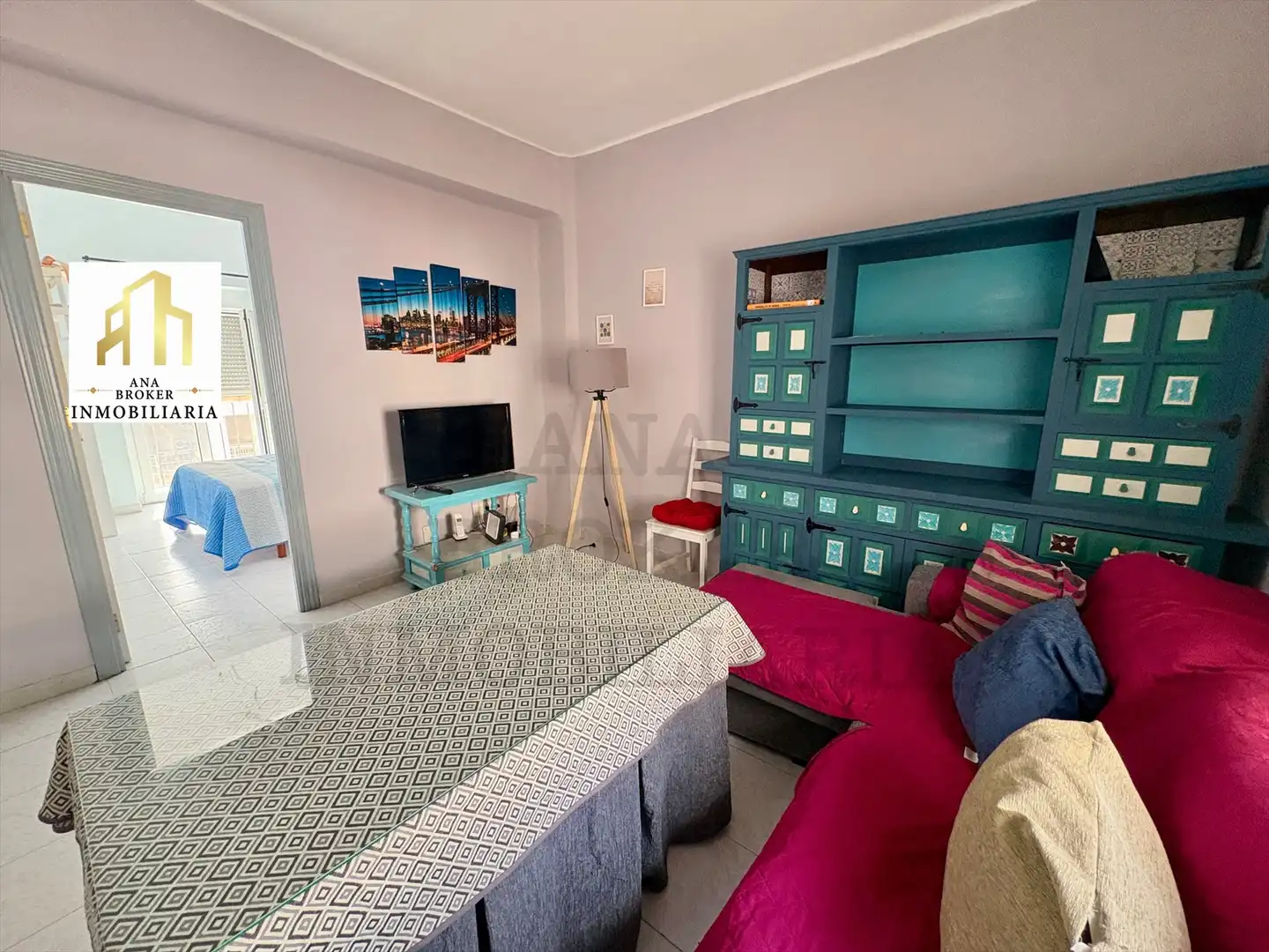 Bedroom of Flat for sale in Ronda  with Furnished