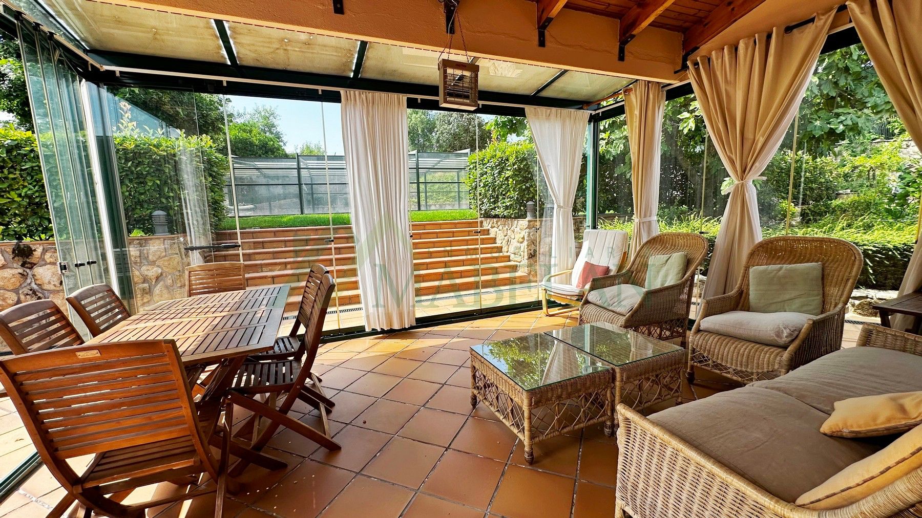 Terrace of House or chalet for sale in Galapagar  with Air Conditioner, Heating and Private garden