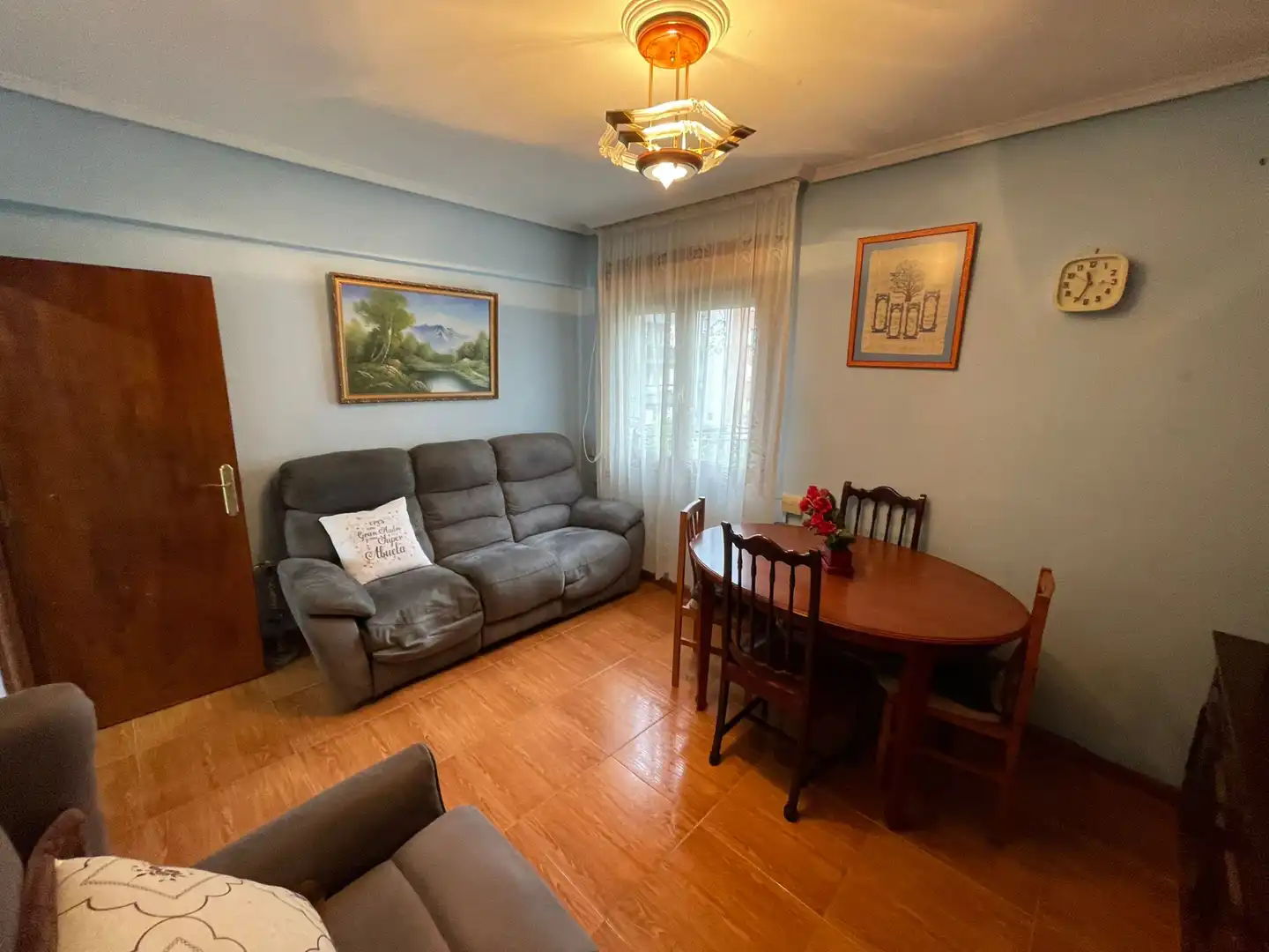 Sala de estar de Piso en venta en Barakaldo  con Calefacción, Amueblado y Horno