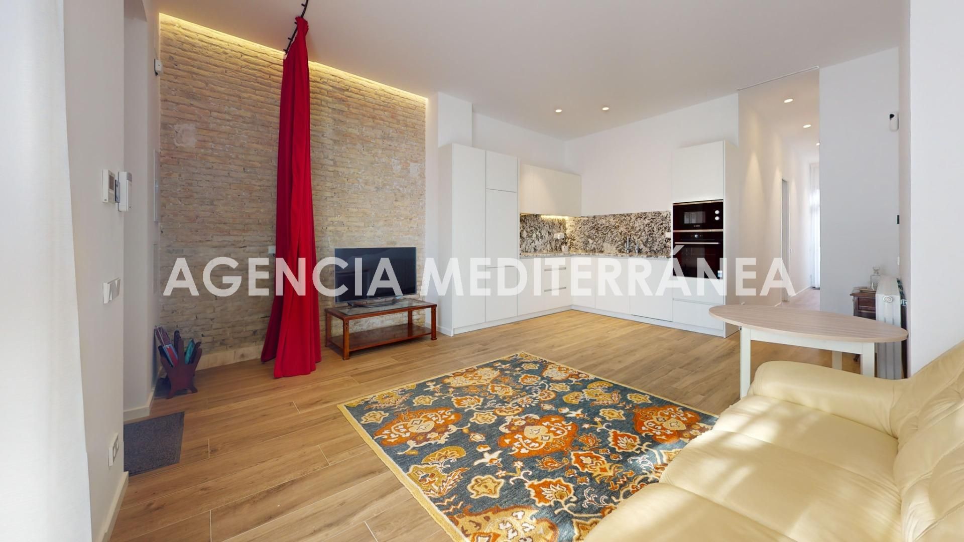 Sala d'estar de Pis en venda en  Valencia Capital amb Aire condicionat, Calefacció i Terrassa