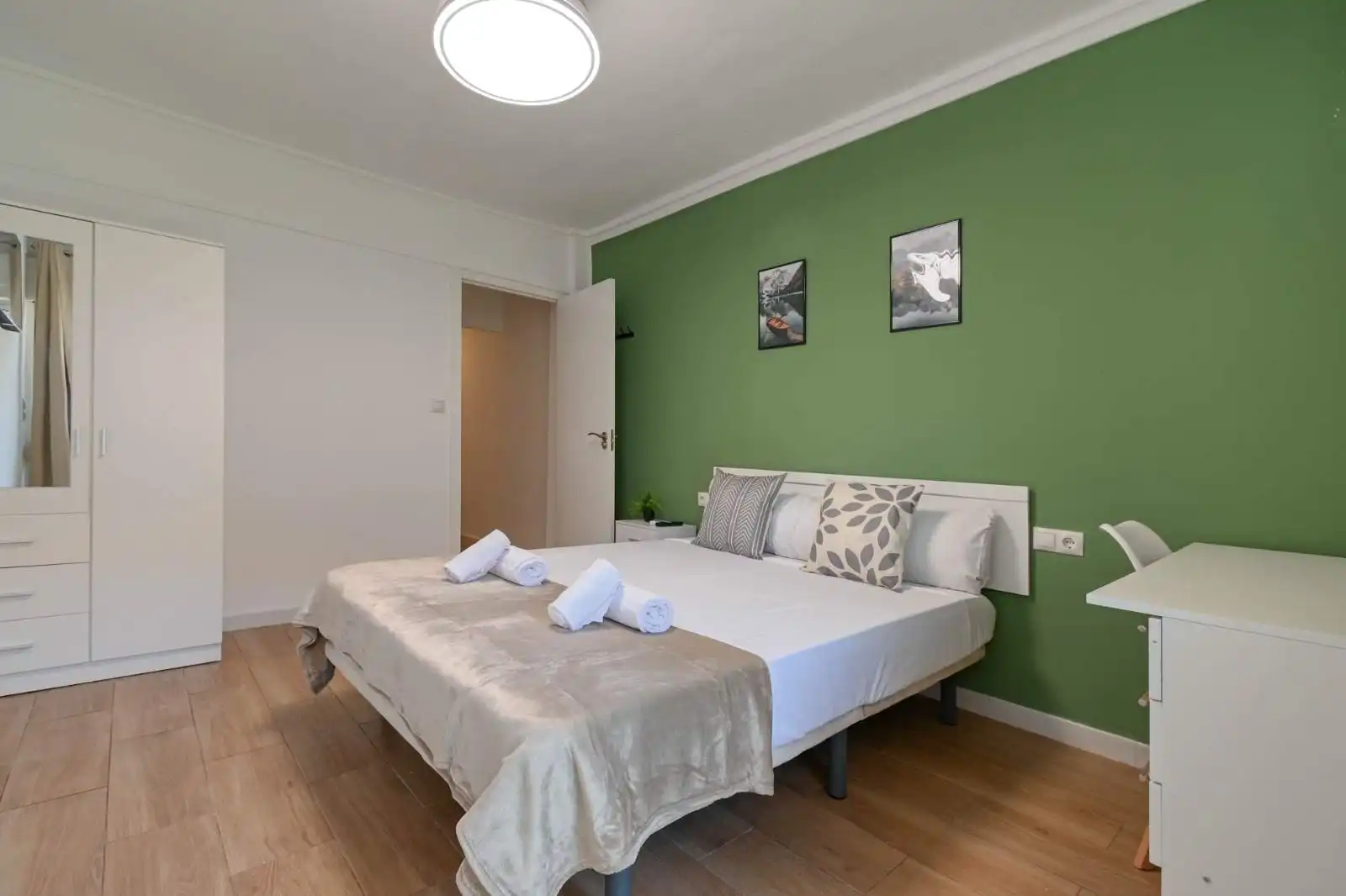 Bedroom of Flat for share in Alicante / Alacant  with Air Conditioner and Furnished