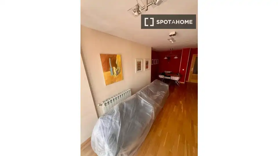 Bedroom of Flat for share in Madrid  with Air Conditioner, Heating and Terrace