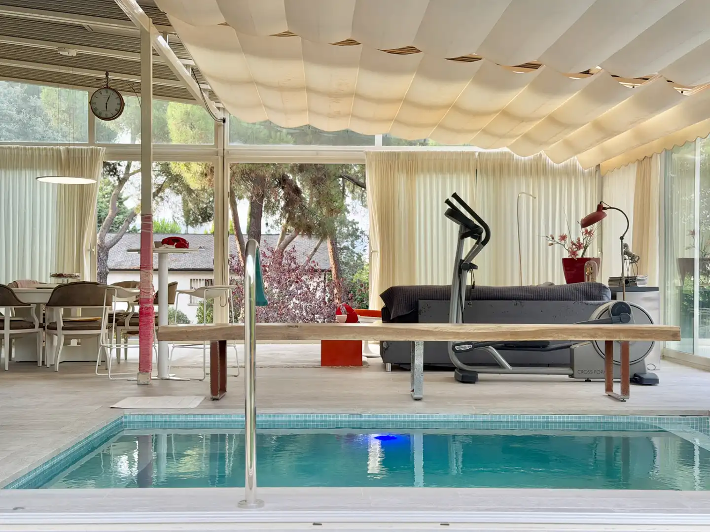 Piscina de Casa o chalet en venta en Galapagar con Aire acondicionado, Calefacción y Jardín privado