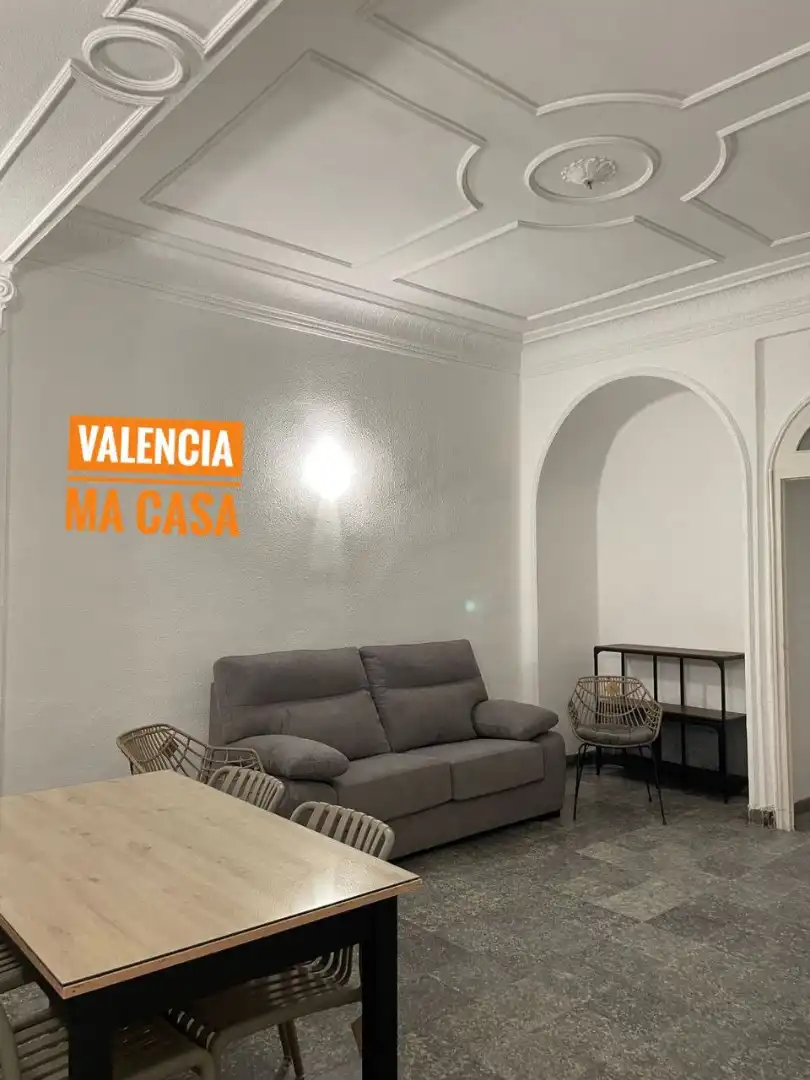 Sala de estar de Piso de alquiler en Valencia con Amueblado