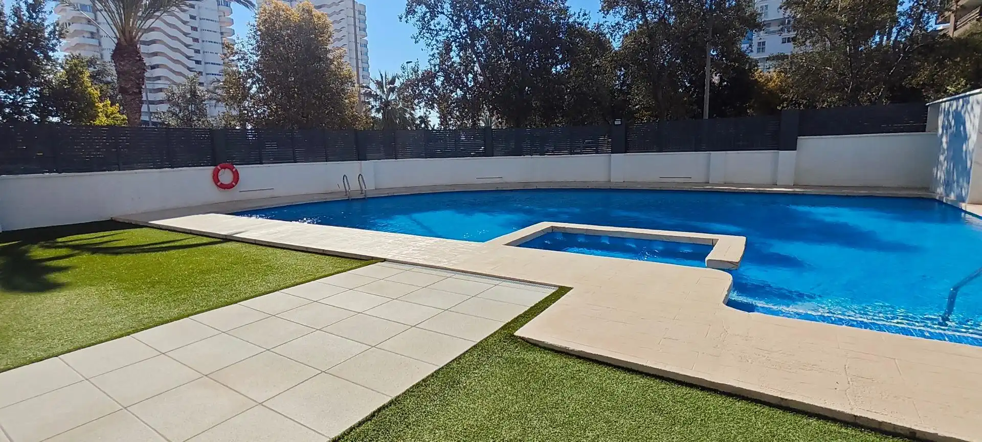 Swimming pool of Apartments for sale in Alicante / Alacant  with Air Conditioner, Private garden and Storage room