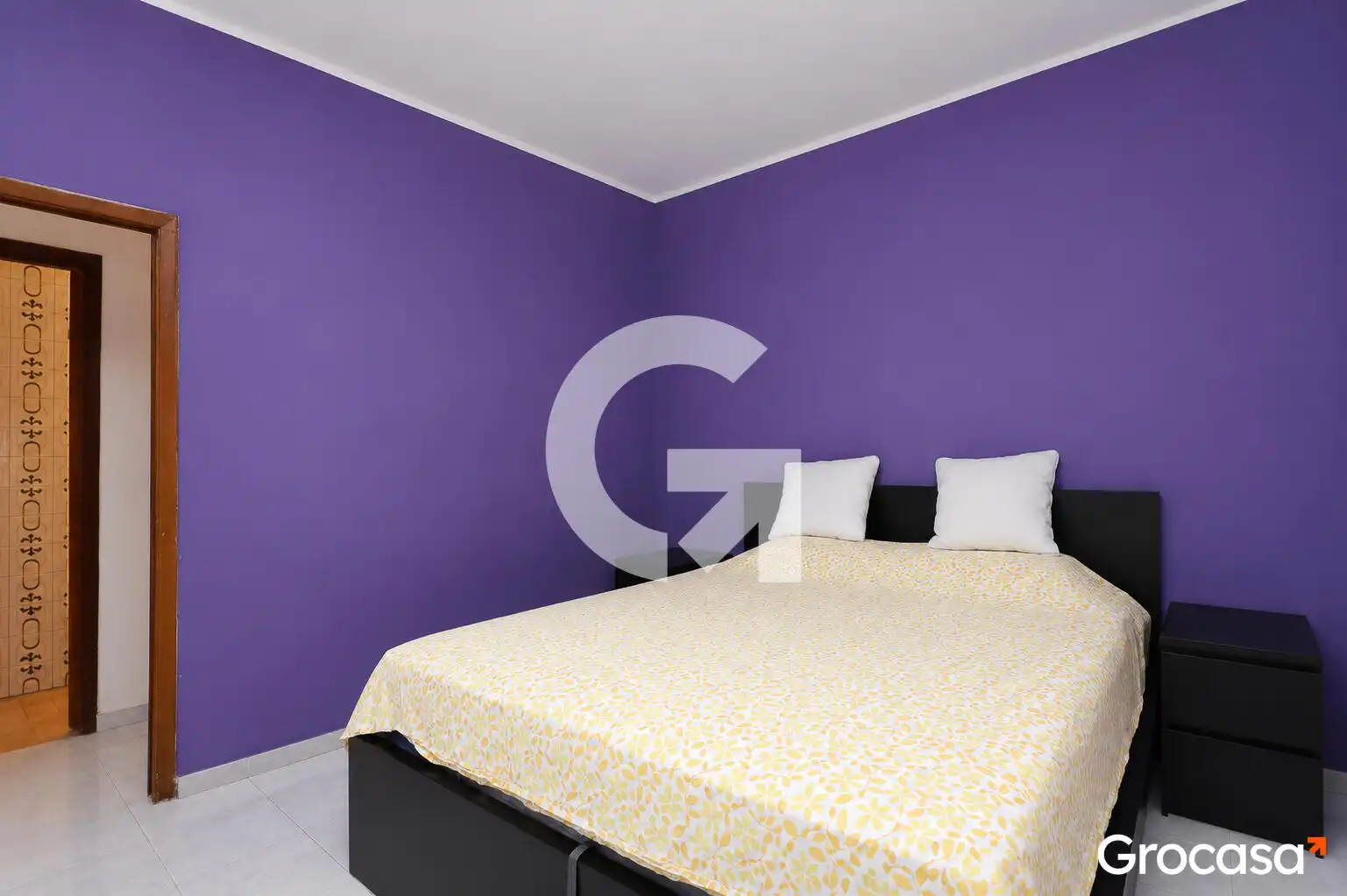 Bedroom of Flat for sale in Santa Coloma de Gramenet  with Air Conditioner, Heating and Furnished