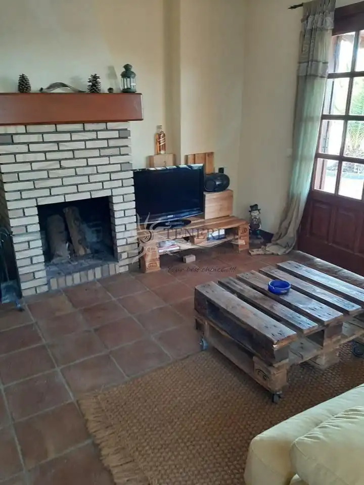Sala d'estar de Finca rústica en venda en Granadilla de Abona amb Jardí privat i Terrassa