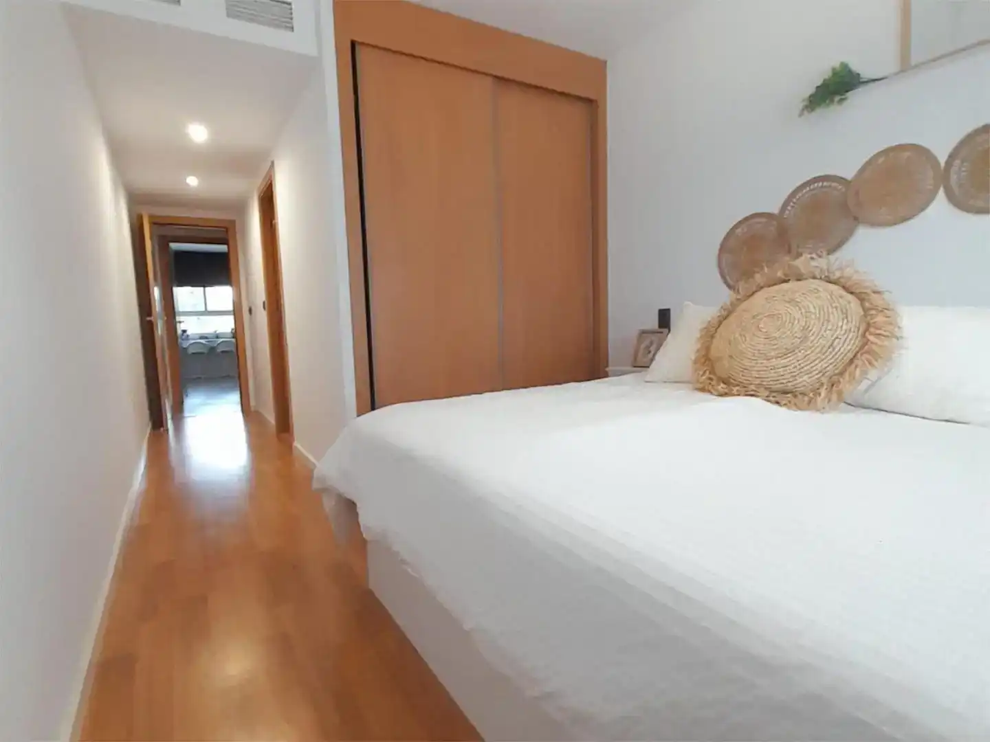Dormitori de Pis de lloguer en Málaga amb Aire condicionat, Parquet i Piscina