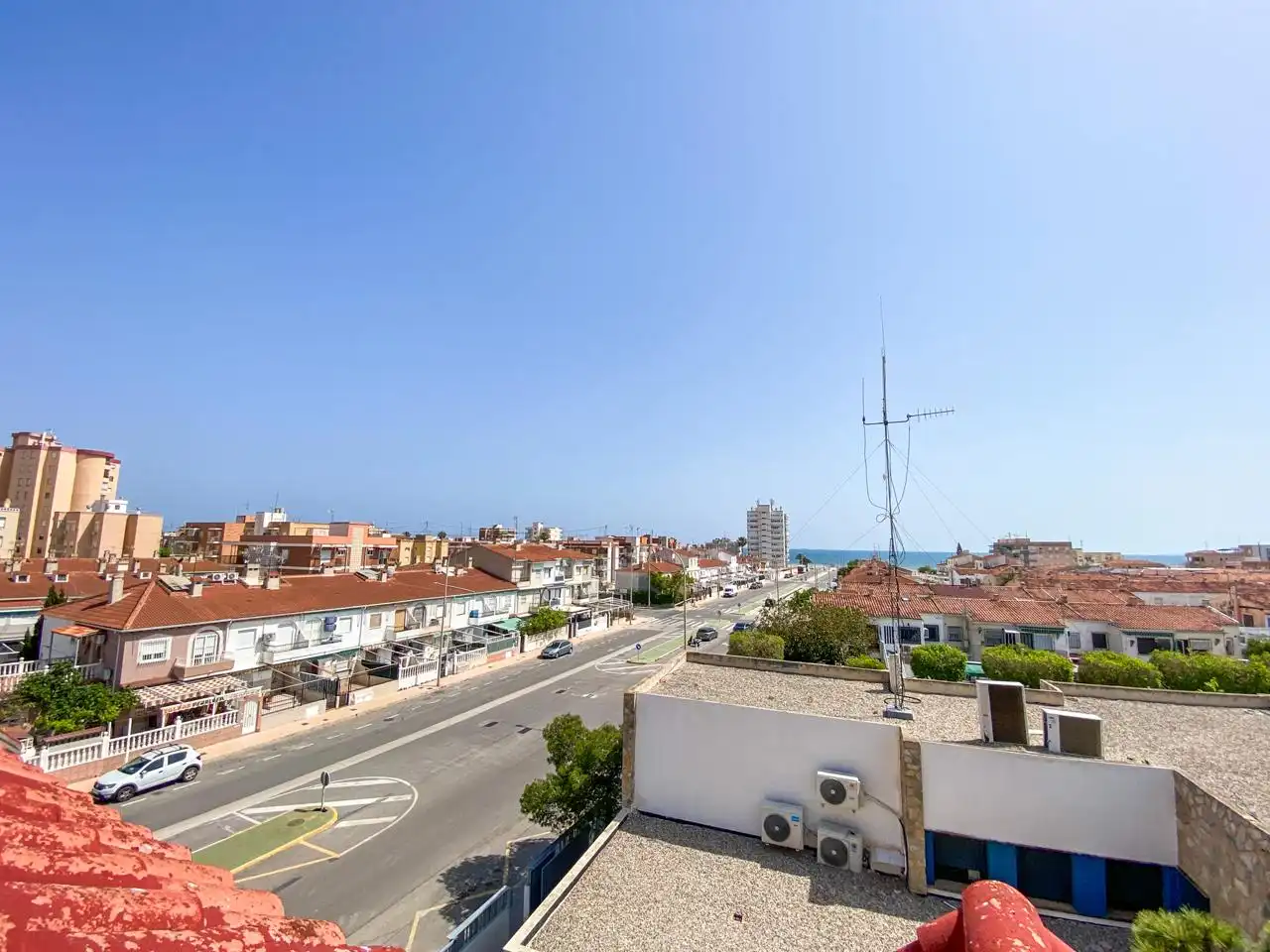 Exterior view of Flat for sale in Santa Pola  with Air Conditioner, Terrace and Furnished