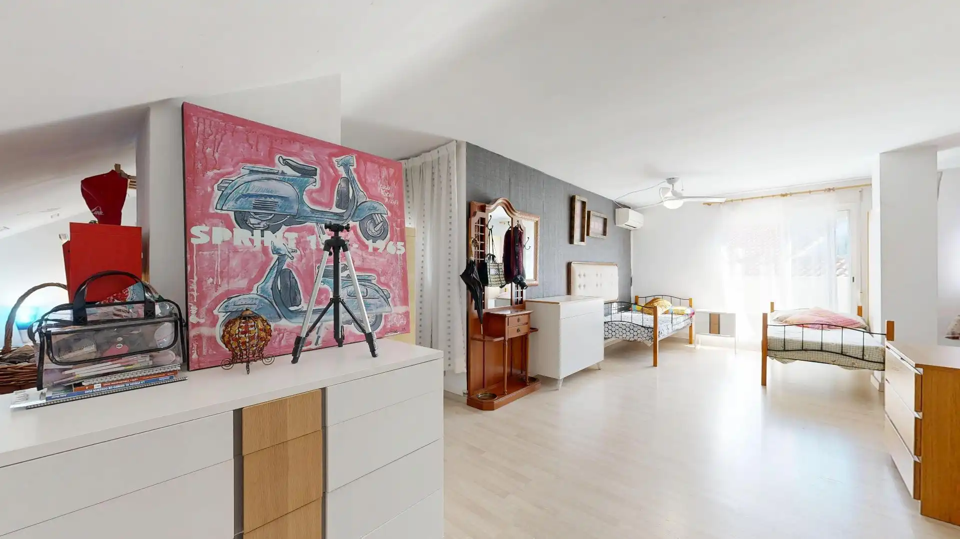 Wohnzimmer von Dachboden zum Verkauf in Valencia mit Terrasse