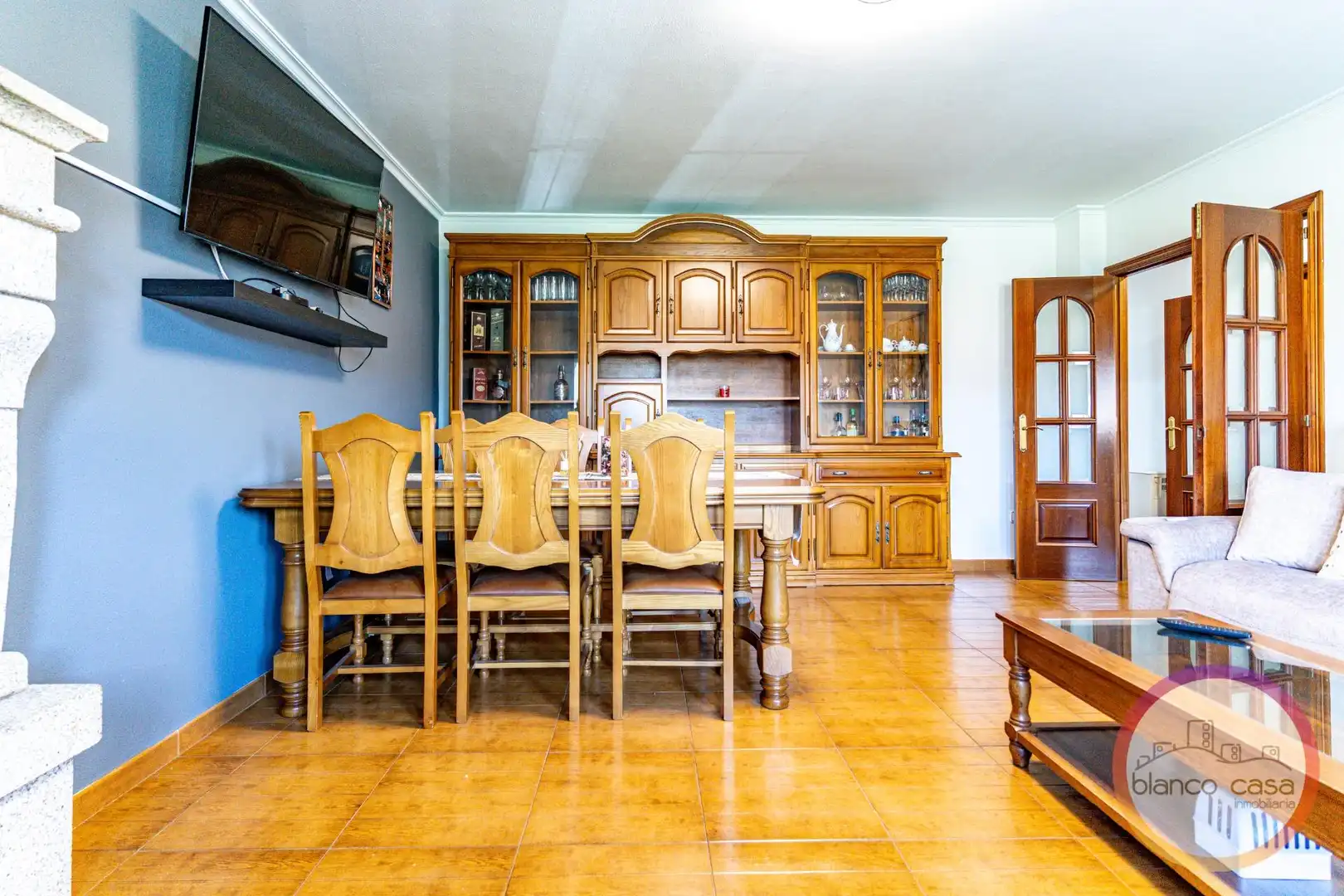 Dining room of Houses for sale in Dumbría  with Heating, Private garden and Terrace