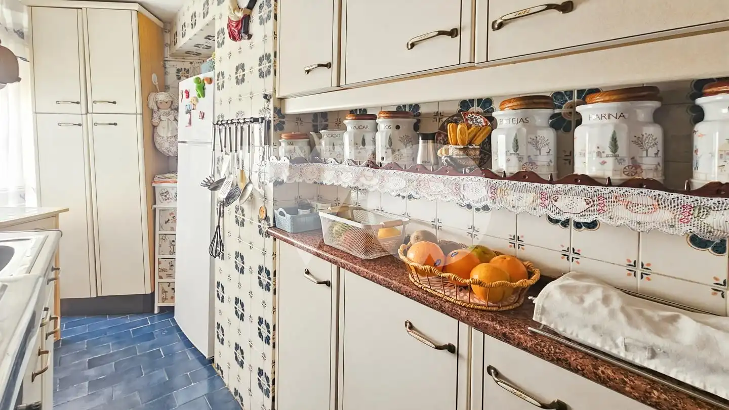 Kitchen of Flat for sale in Madrid  with Air Conditioner, Heating and Terrace