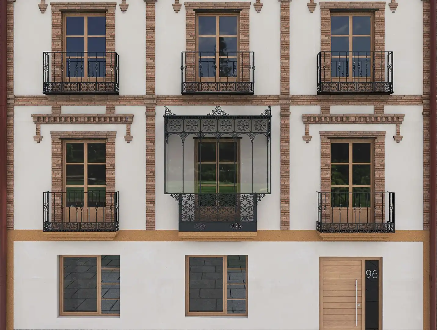 Exterior view of Flat for sale in Salamanca  with Air Conditioner, Heating and Balcony