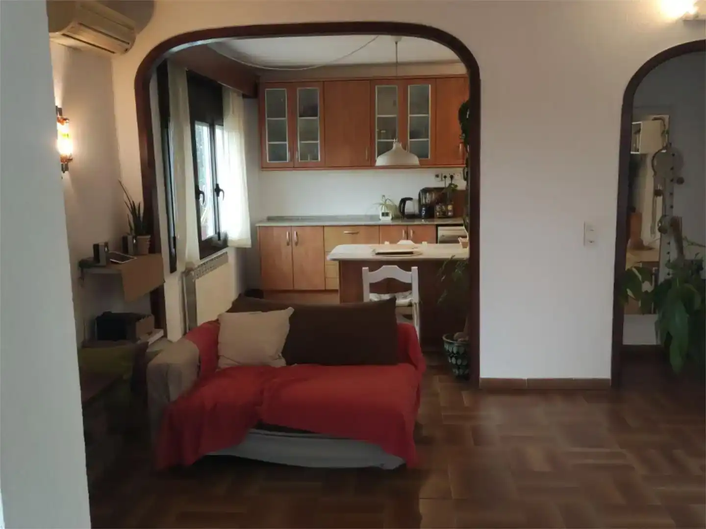Sala d'estar de Pis en venda en Riells i Viabrea amb Aire condicionat i Balcó