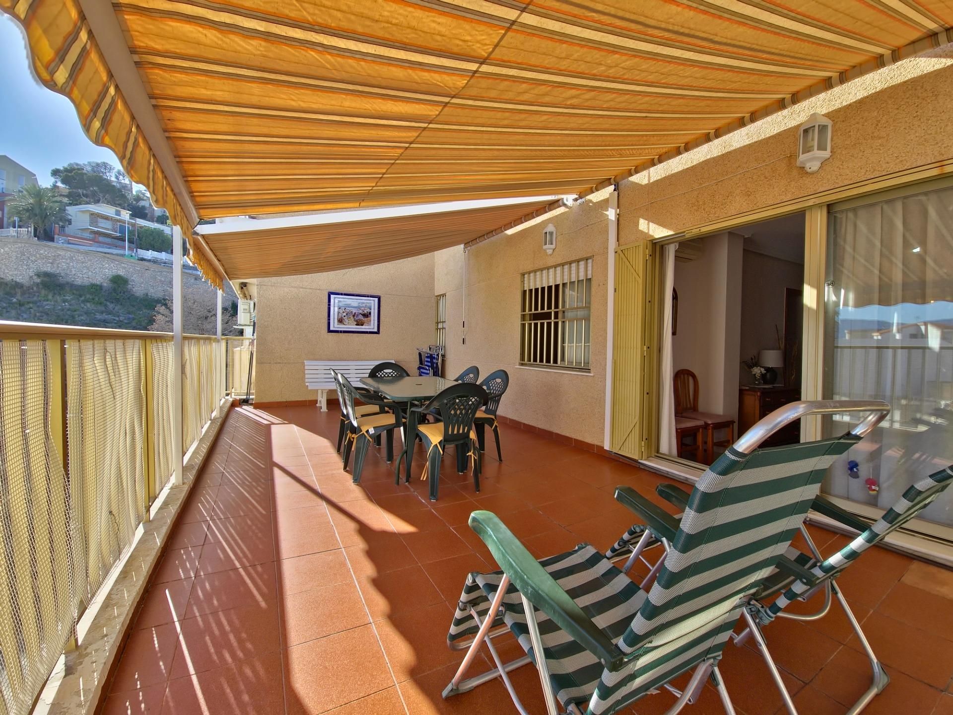 Terraza de Ático en venta en Cullera con Aire acondicionado, Calefacción y Parquet