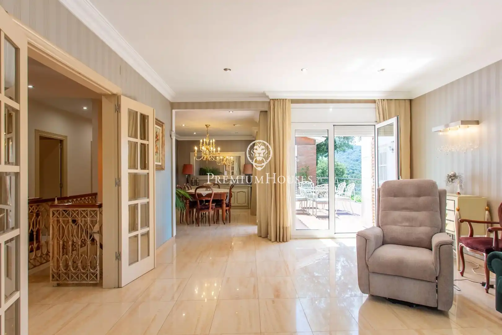 Comedor de Casa o chalet en venta en Vallromanes con Calefacción, Jardín privado y Terraza