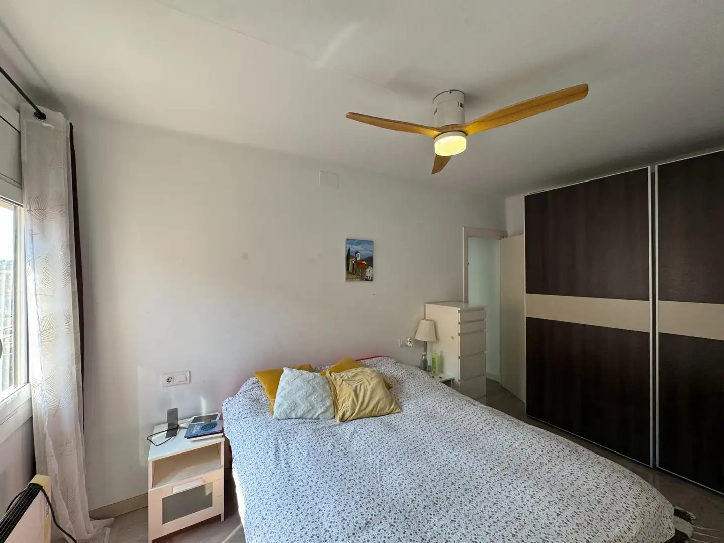 Schlafzimmer von Wohnung zum Verkauf in Granollers mit Parkett, Terrasse und Abstellraum