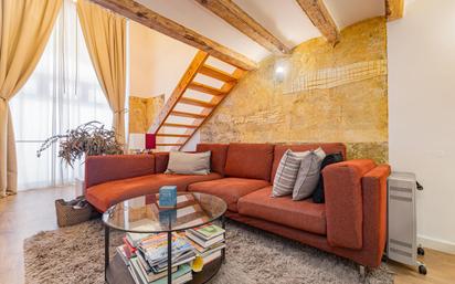 Living room of Flat for sale in  Barcelona Capital