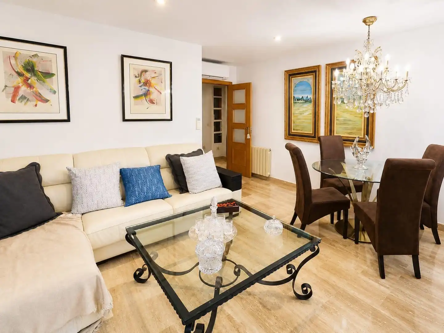 Living room of Flat for sale in  Palma de Mallorca  with Air Conditioner, Heating and Terrace