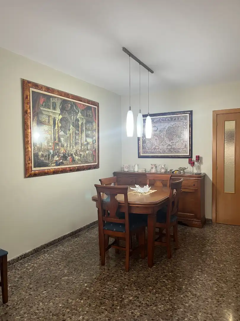 Dining room of Flat for sale in Valencia  with Air Conditioner, Terrace and Storage room