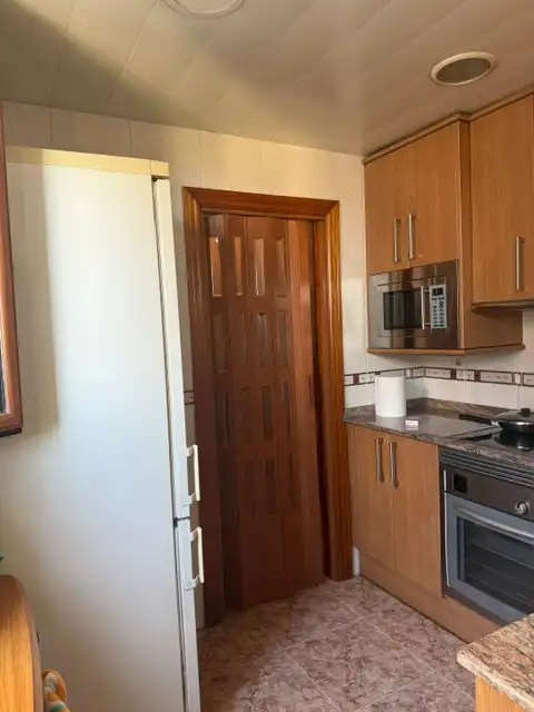 Kitchen of Flat for sale in Badia del Vallès  with Air Conditioner, Heating and Furnished
