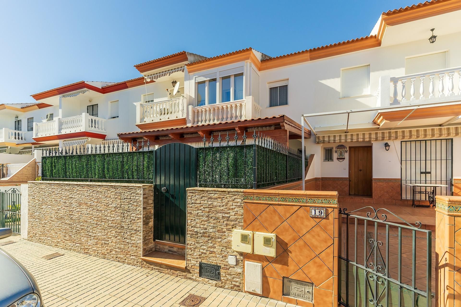 Vista exterior de Casa adosada en venta en Mazagón con Terraza