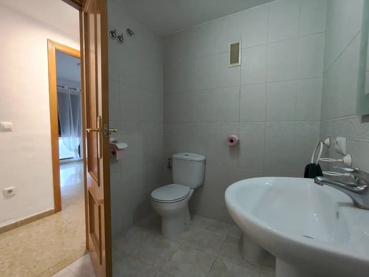 Badezimmer von Wohnung zum Verkauf in Vila-real mit Klimaanlage, Möbliert und Ofen