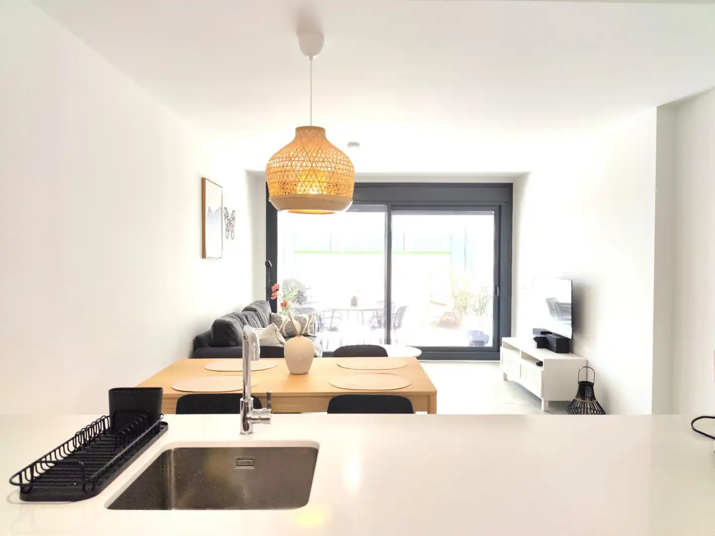 Living room of Ground floor for rent in Orihuela  with Air Conditioner, Heating and Private garden