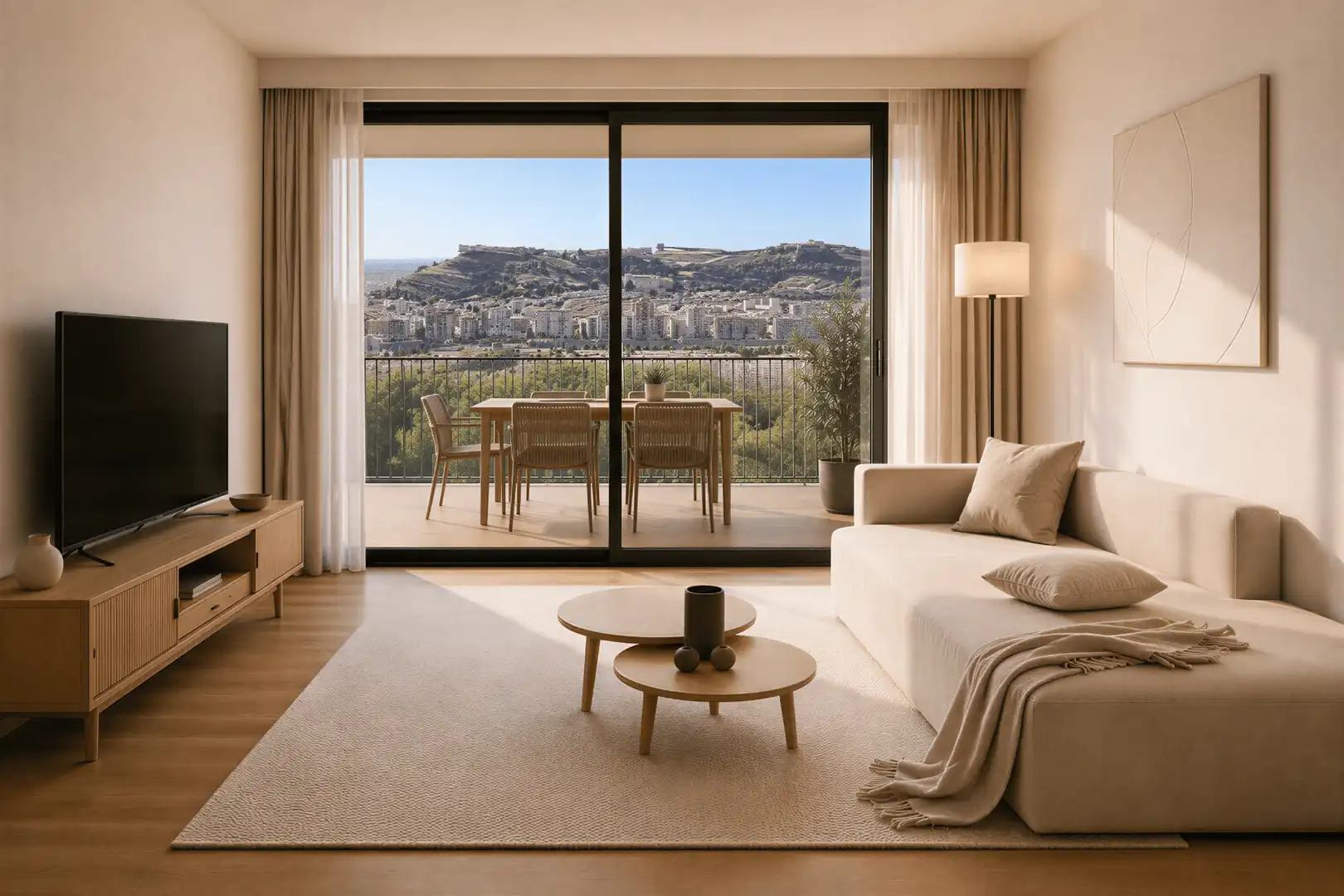 Piso de obra nueva con terraza en venta en Carrer de la Via Augusta 127