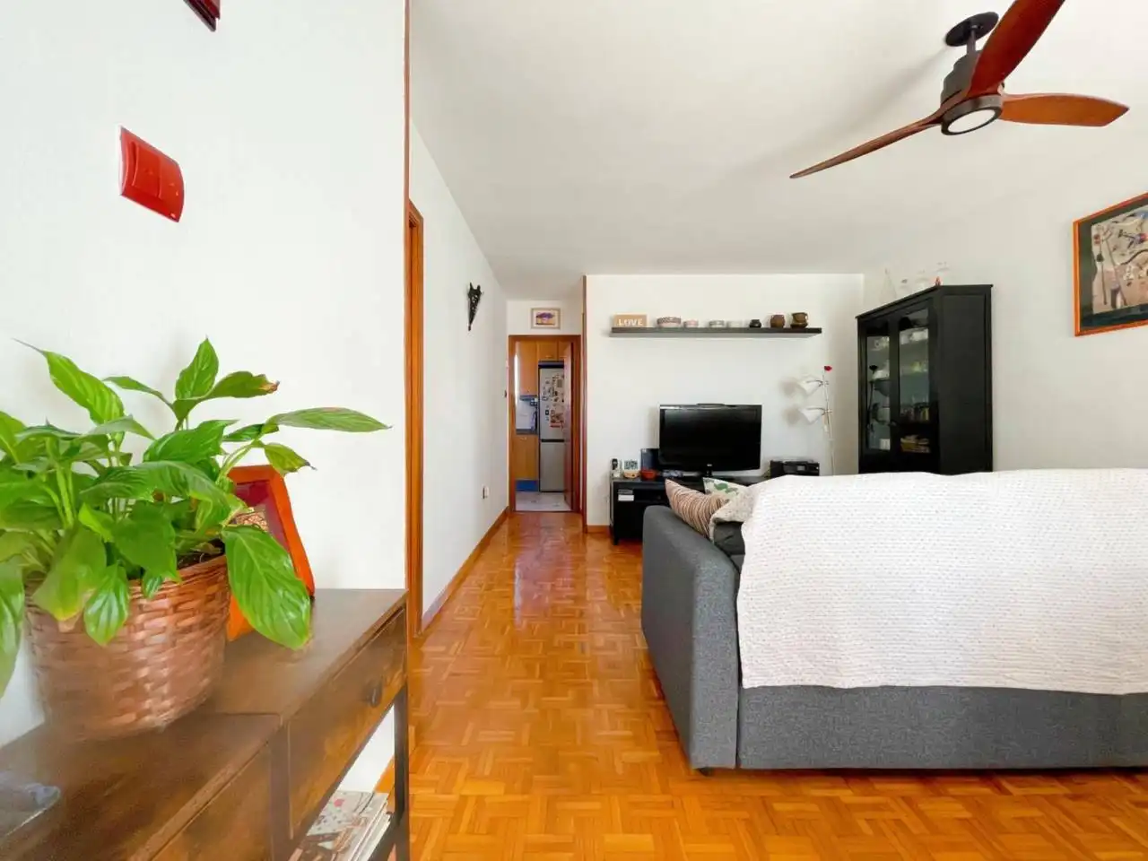 Wohnzimmer von Dachboden zum Verkauf in Cerdanyola del Vallès mit Klimaanlage, Heizung und Parkett