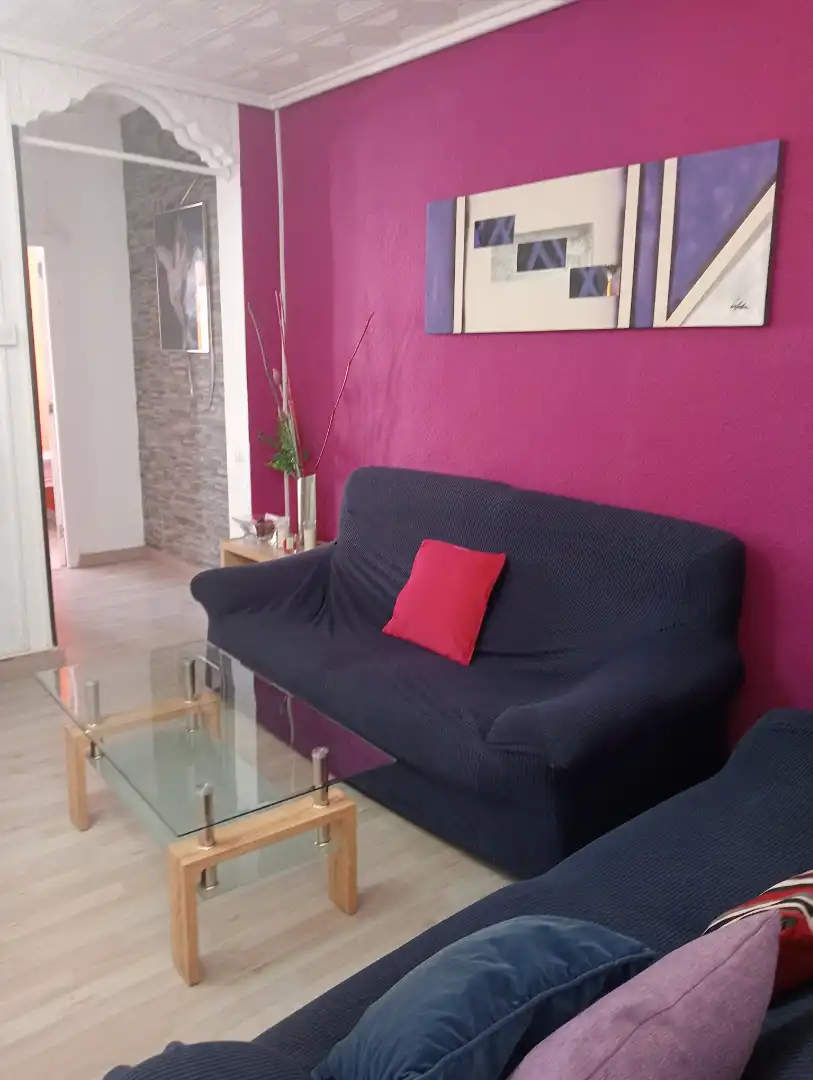 Sala de estar de Piso de alquiler en Valencia con Amueblado, Horno y Lavadora