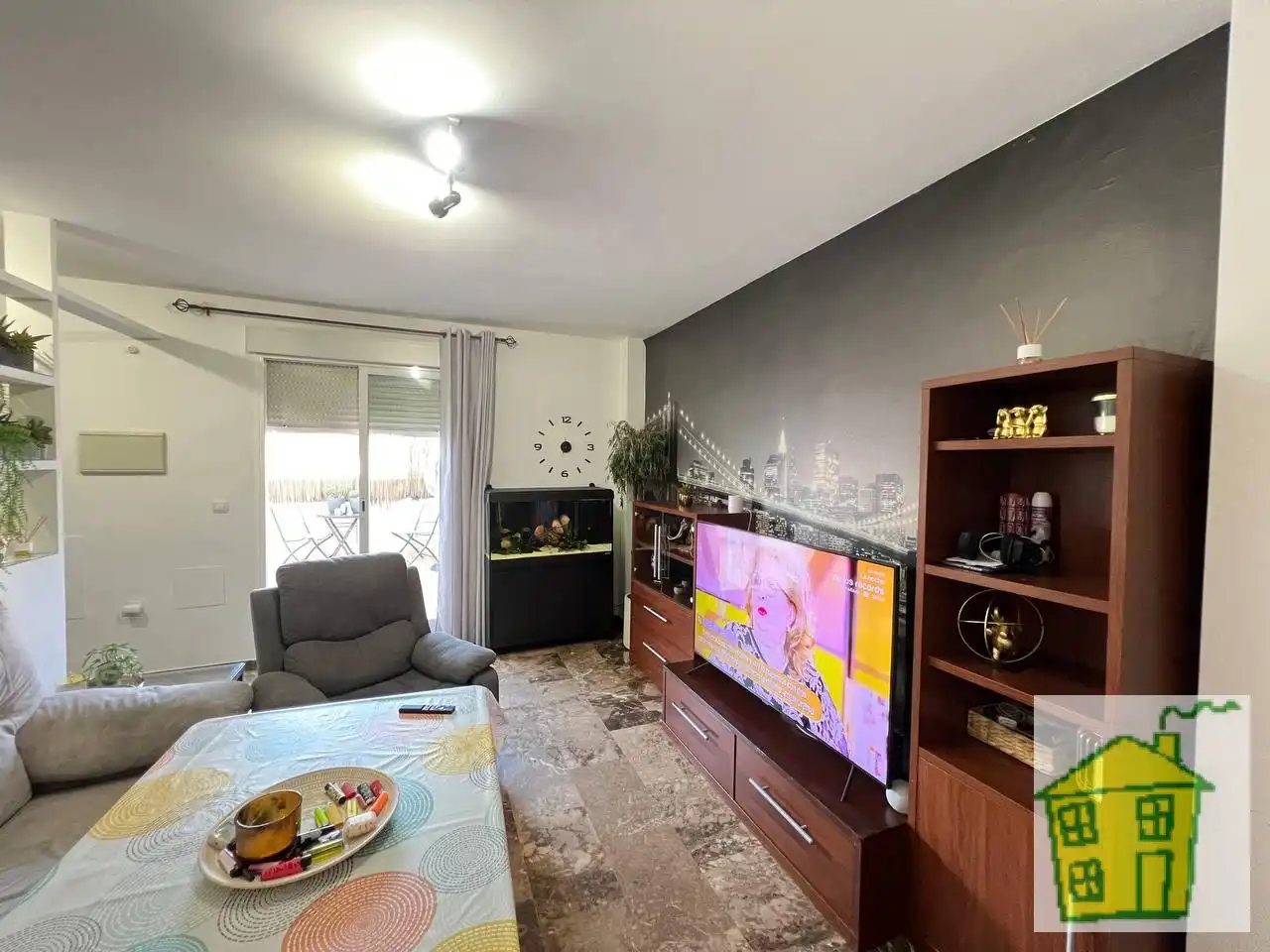 Sala de estar de Ático en venta en Andújar con Terraza