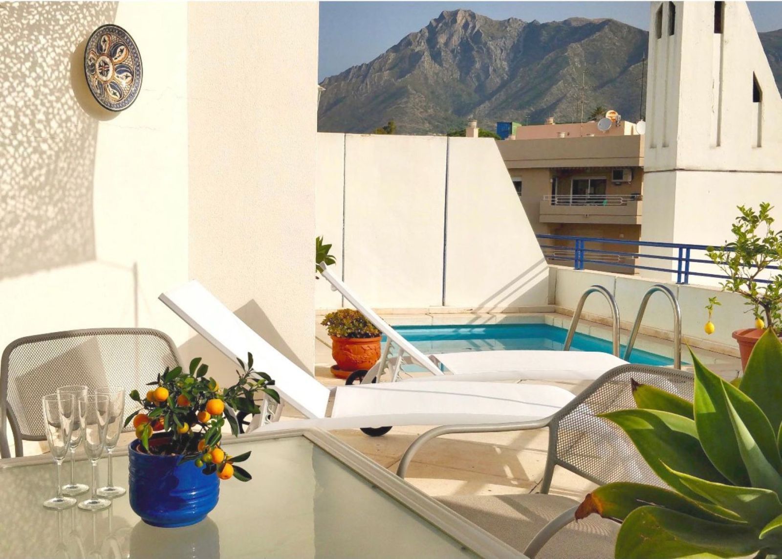Terrassa de Àtic en venda en Marbella amb Aire condicionat, Terrassa i Piscina
