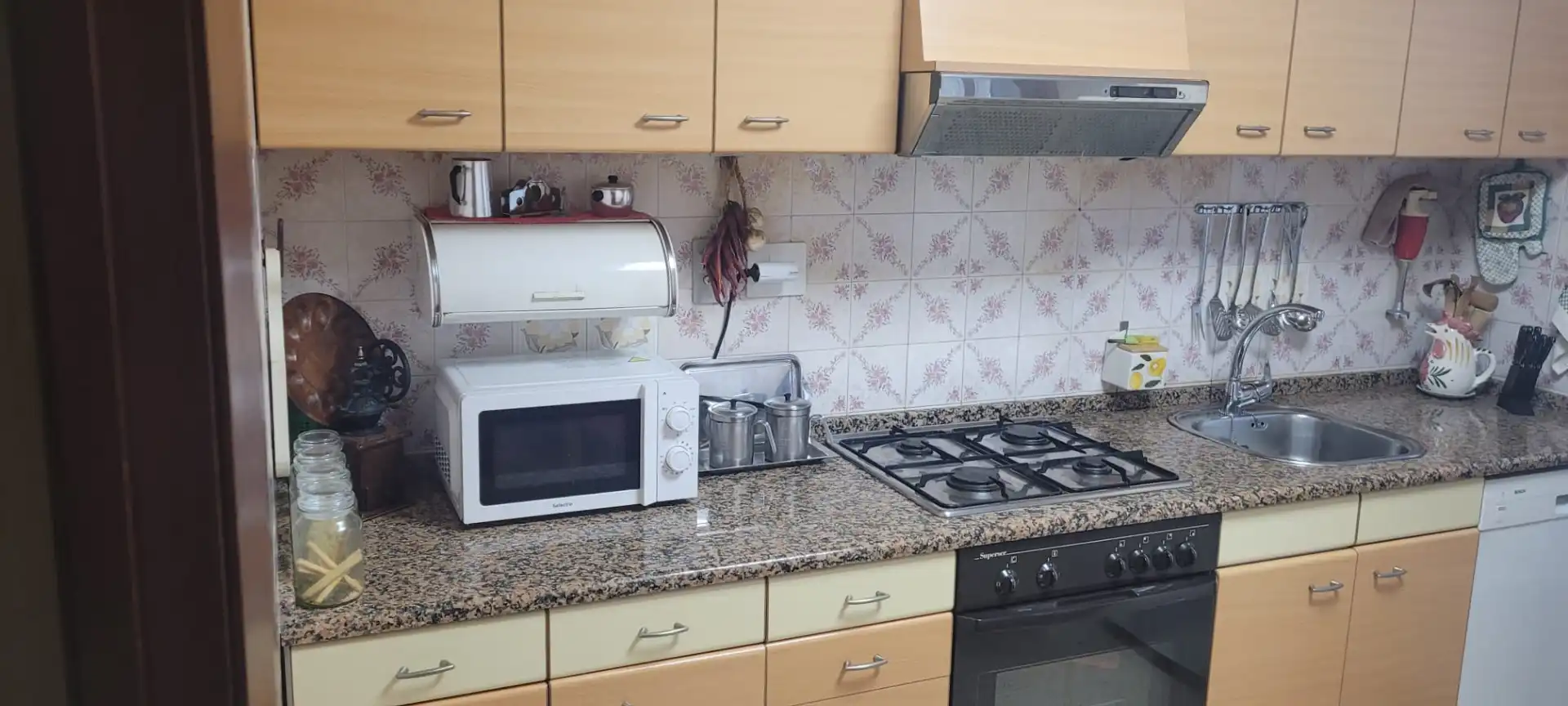 Küche von Wohnung zum Verkauf in Ferrol mit Heizung, Parkett und Internet