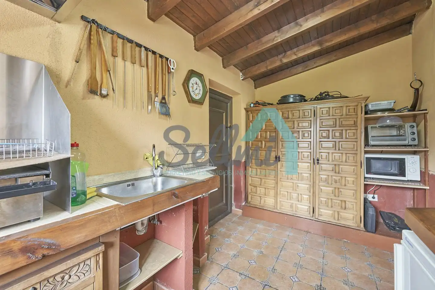 Kitchen of Houses for sale in Ribera de Arriba  with Heating, Private garden and Terrace