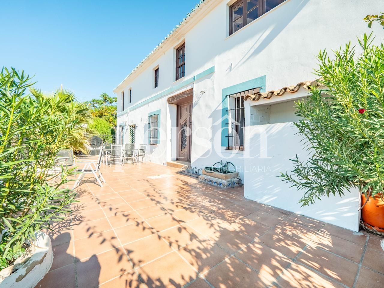 Vista exterior de Finca rústica en venda en Alboraya amb Calefacció, Jardí privat i Moblat