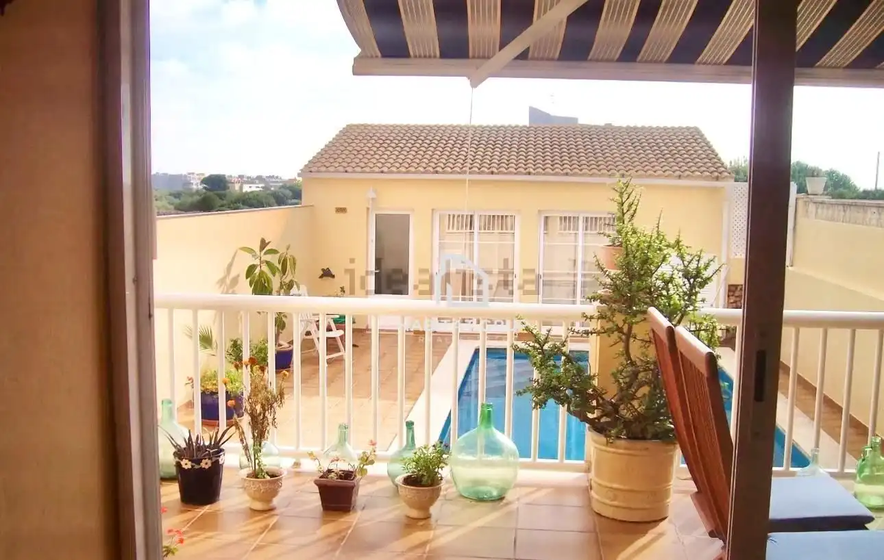 Terraza de Casa adosada en venta en Maó - Mahón con Aire acondicionado, Calefacción y Jardín privado