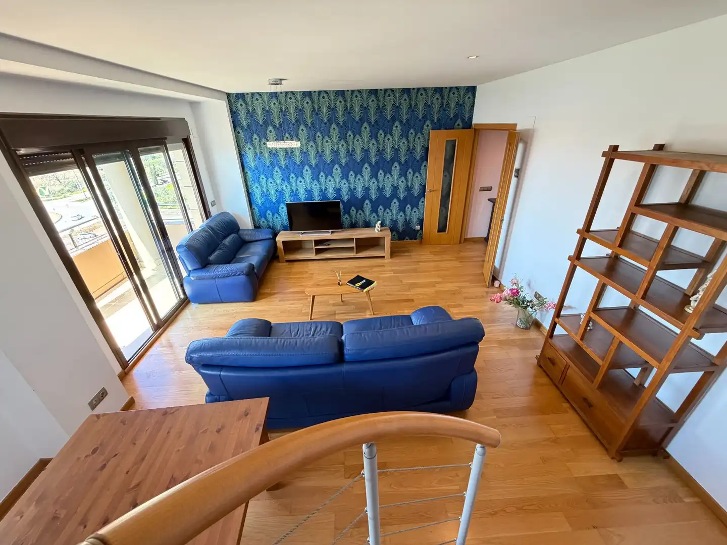 Wohnzimmer von Wohnung zum Verkauf in Málaga mit Klimaanlage, Heizung und Terrasse