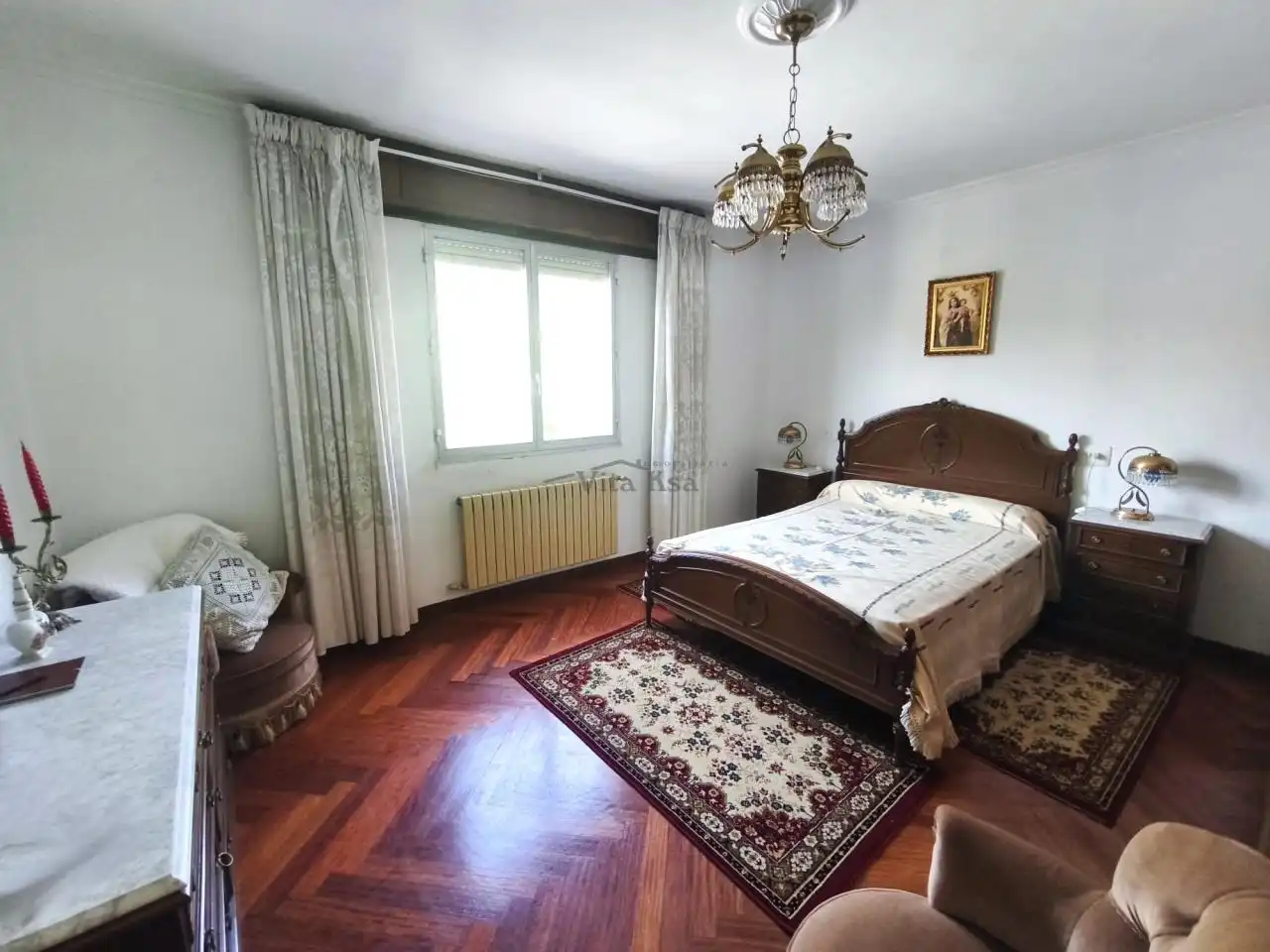 Dormitori de Casa o xalet en venda en Xunqueira de Ambía amb Calefacció, Jardí privat i Moblat