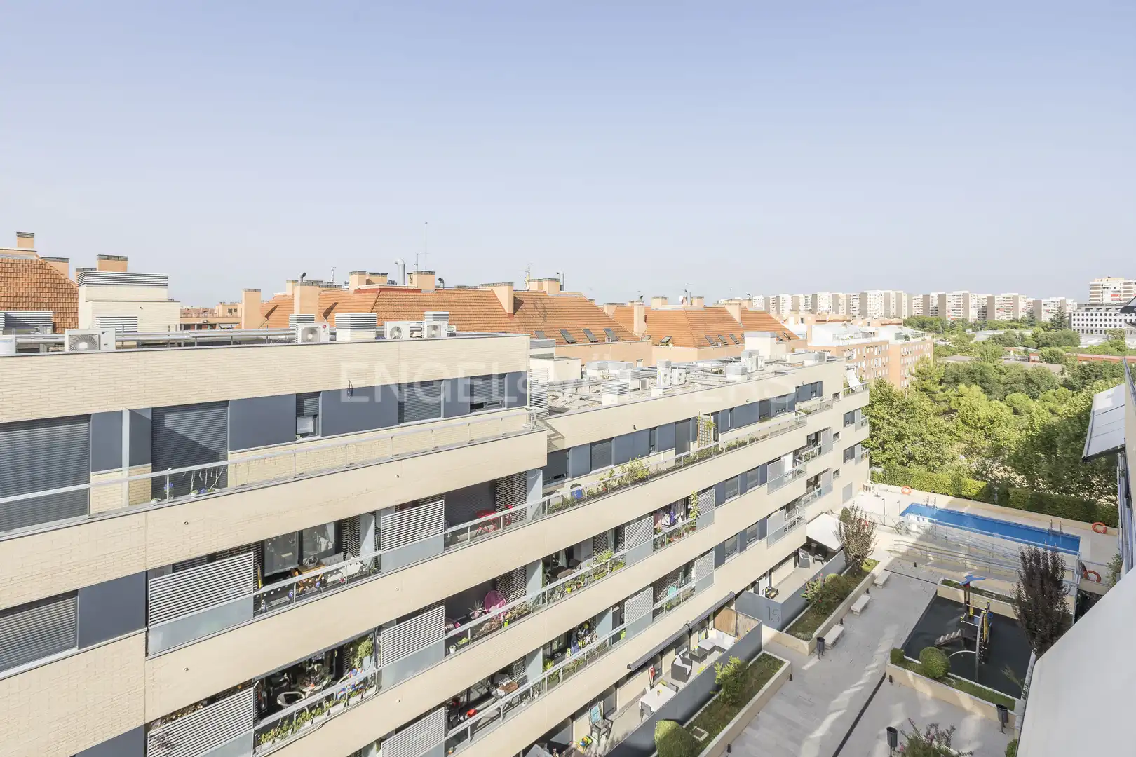 Terrasse von Dachboden zur Miete in Madrid mit Klimaanlage, Heizung und Terrasse